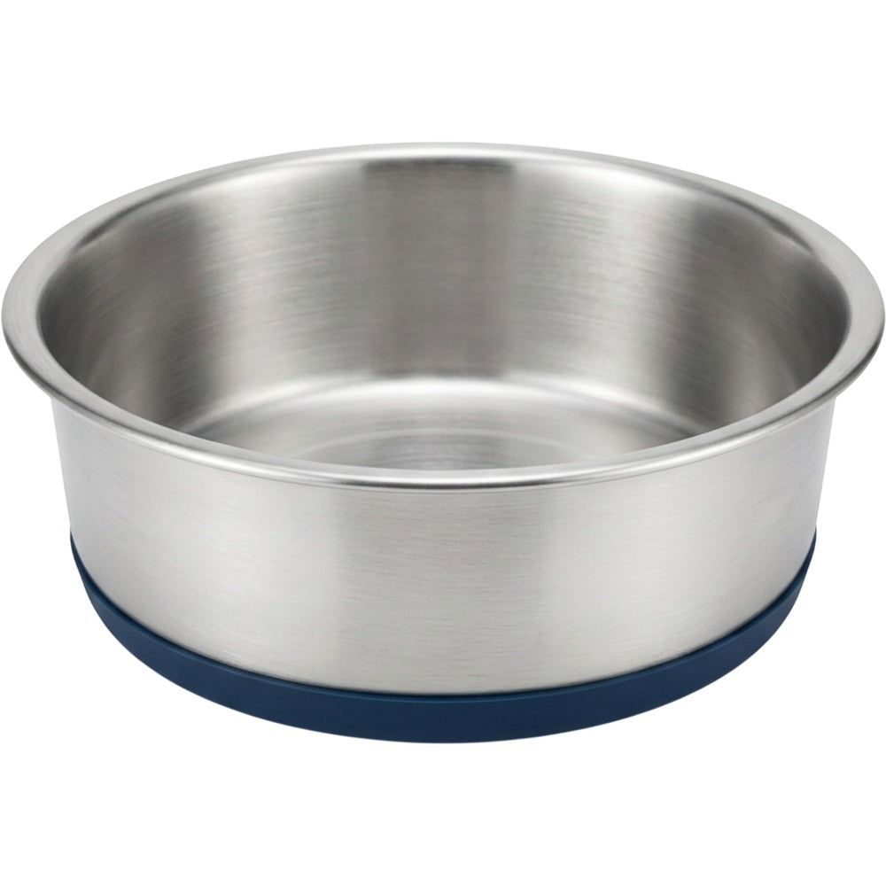 Lmnzk Rimhold Stainless Steel Pet Bowl Silicone Base 32 oz Deep Blue - Product view