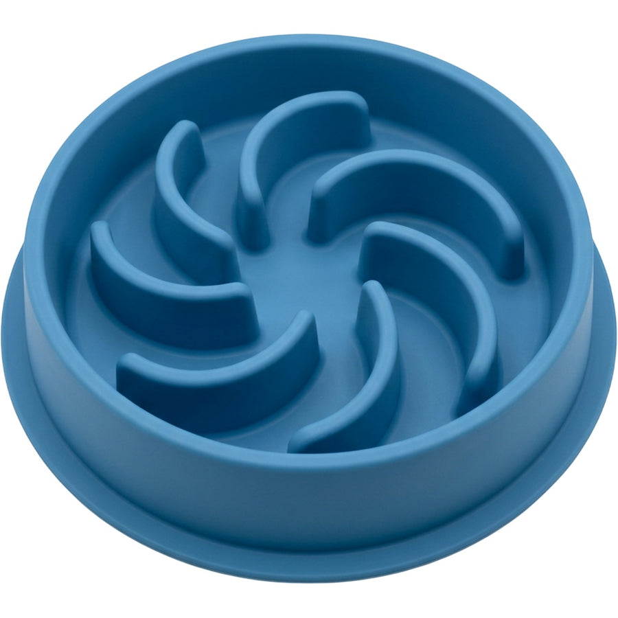 Lmnzk.shop Silicone Slow Feeder Pet Bowl 20 oz Blue